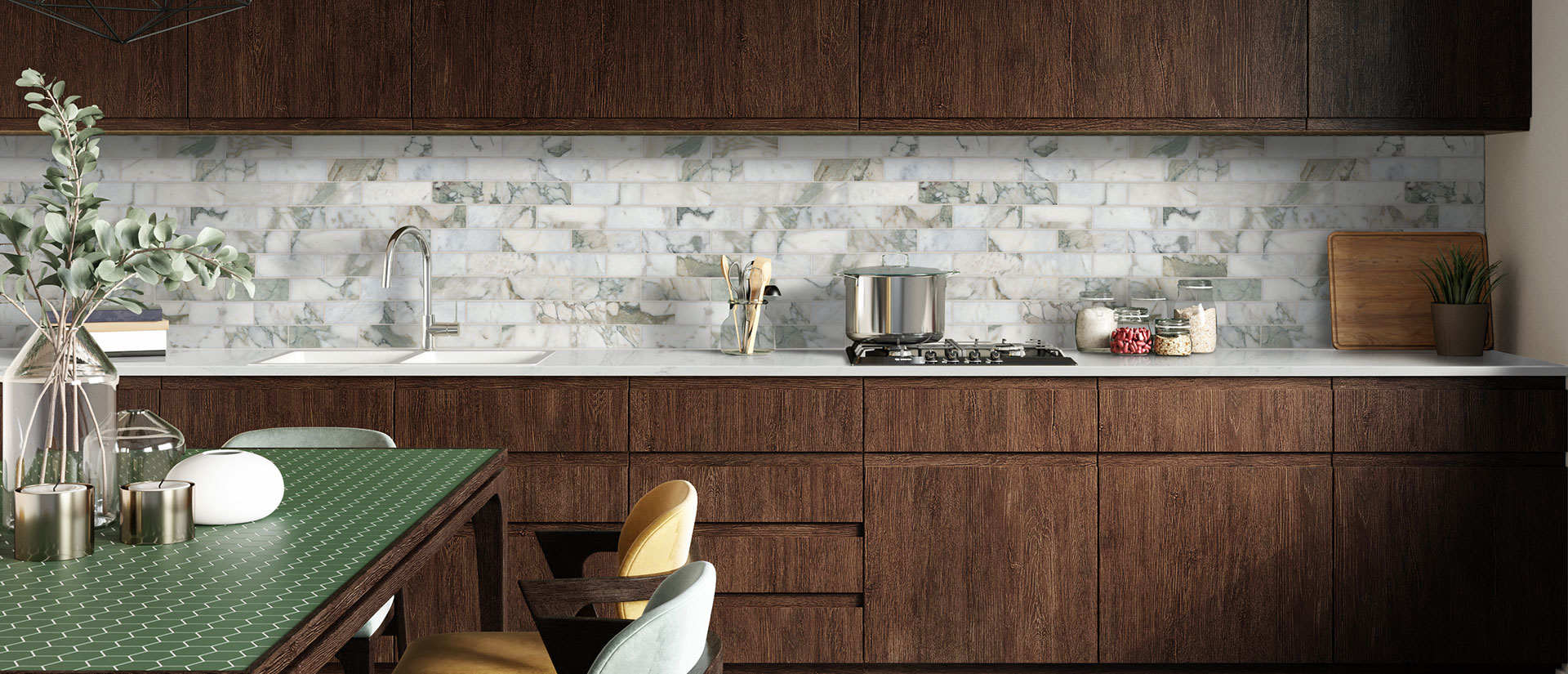 Dated kitchen before Ace countertop installation